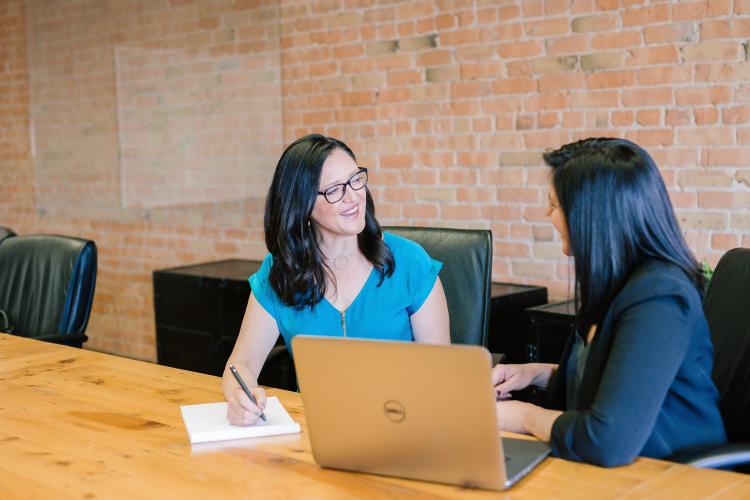 A person being consulted by a professional.